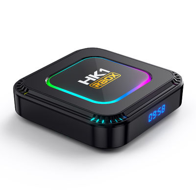 8K WiFi DIY IPTV Box Android 13.0 TV Box com luzes LED coloridas